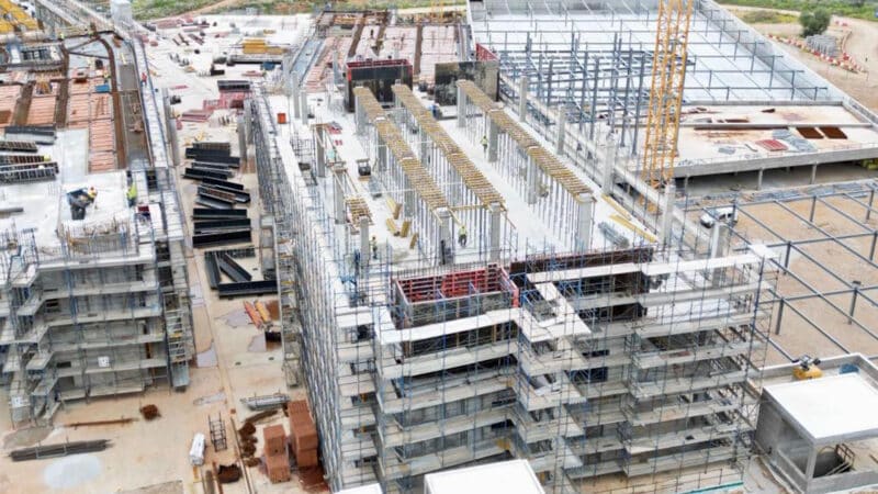 An update from our largest project on site, the Bioresearch and Biotechnology Centre near Palermo