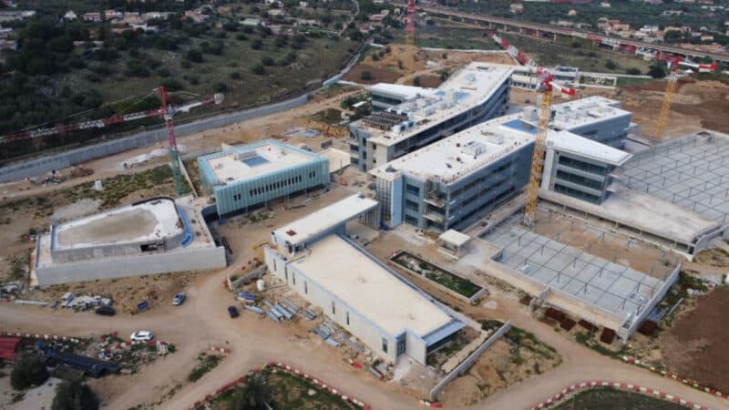 The new centre for Biotechnology and Biomedical Research takes shape in Carini
